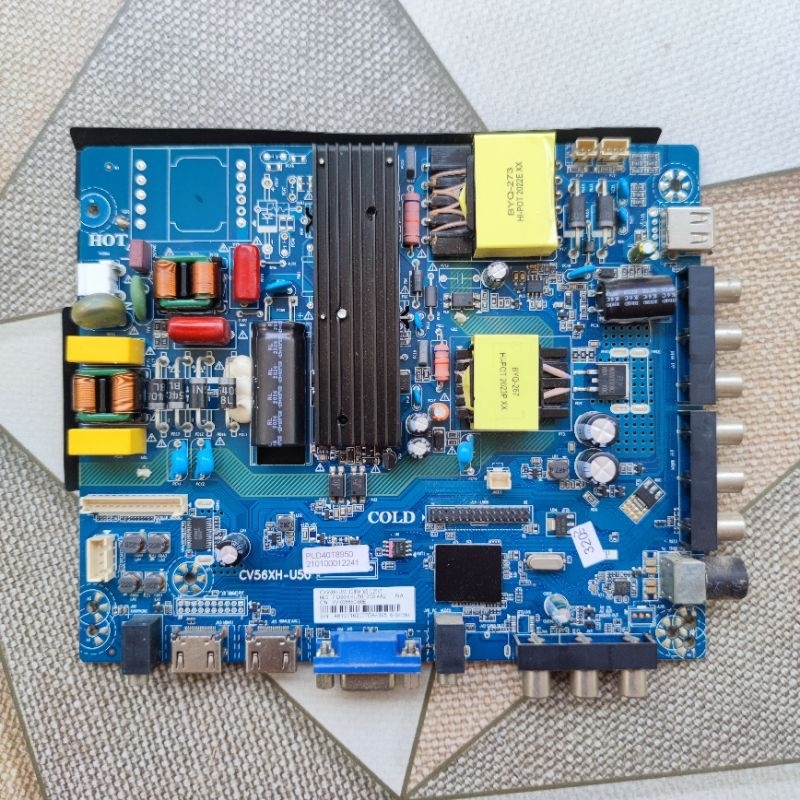 mb ori mainboard led tv polytron PLD 40T8950 PLD40T8950