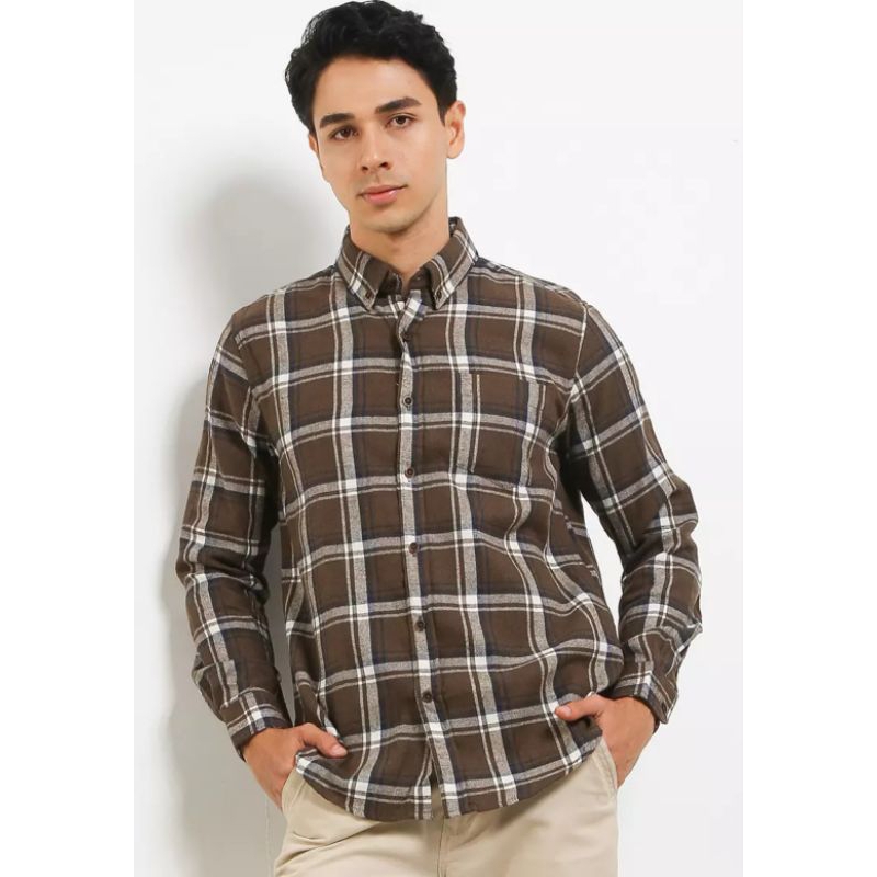 kemeja flanel pria wanita ORIGINAL / kemeja 3second cardinal ORIGINAL