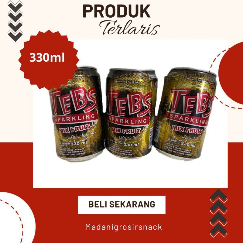 

Tebs Sparkling Minuman Mix Fruit 330ml