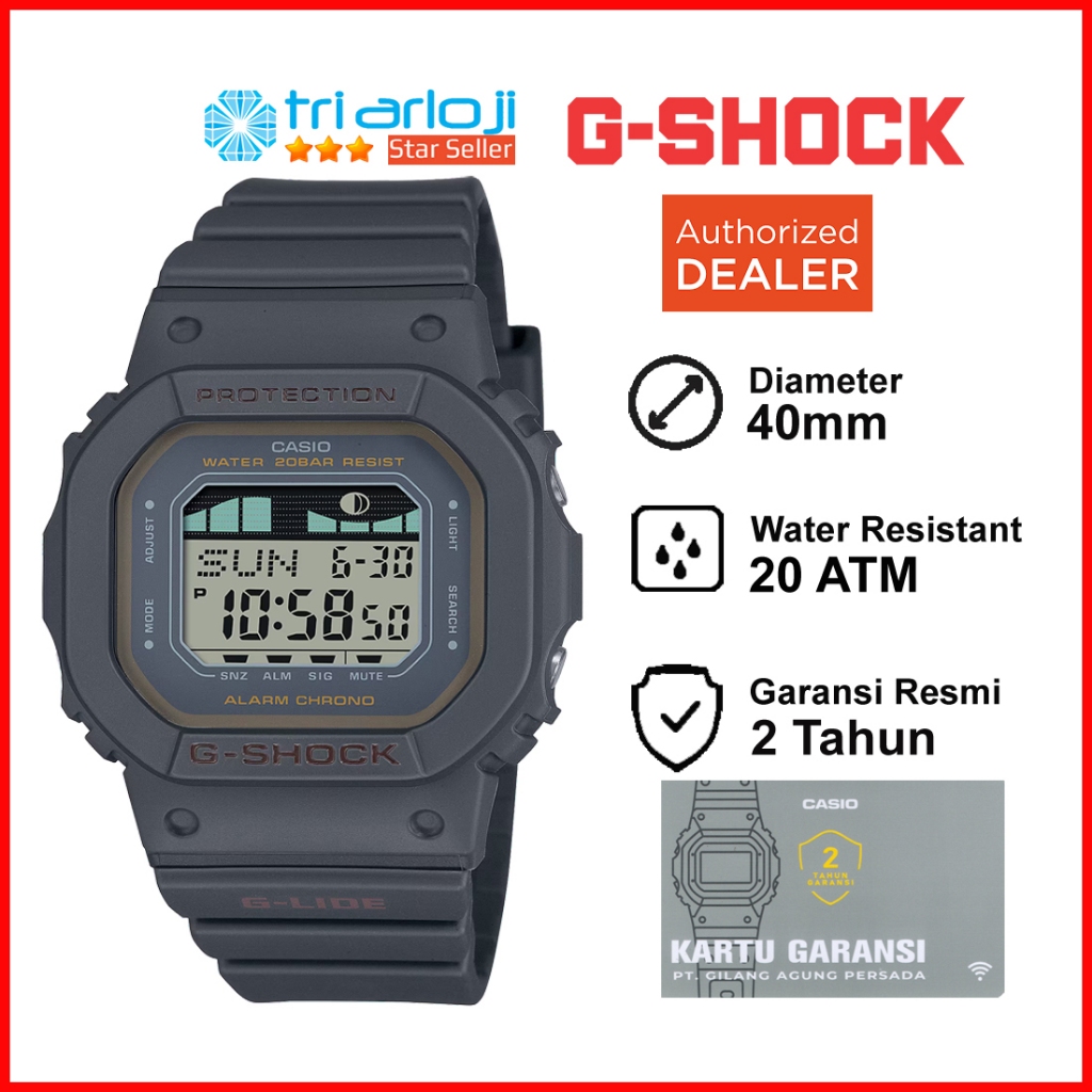 Casio G-Shock GLX-S5600-1DR Jam Tangan Digital Wanita GSHOCK G-LIDE  GLX-S5600-1 GLX-S5600 GLXS5600