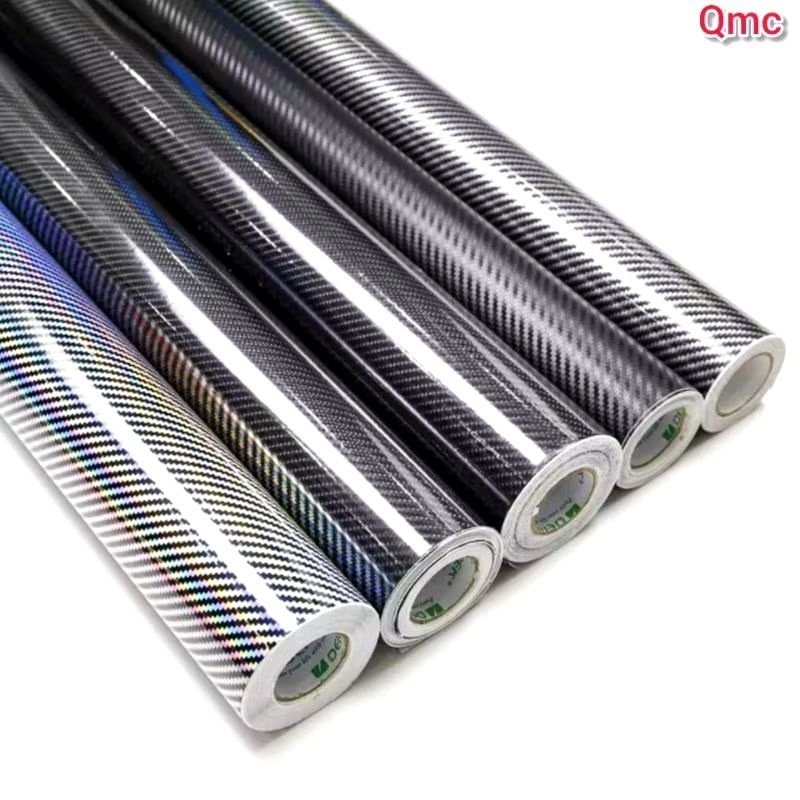 sticker skotlite karbon 6D stiker Karbon glossy carbon 6 Dimensi skotlet karbon 6D