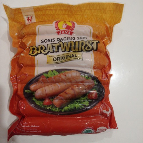 

JAVA SOSIS BRATWURST ISI 7 dan 11 500gr