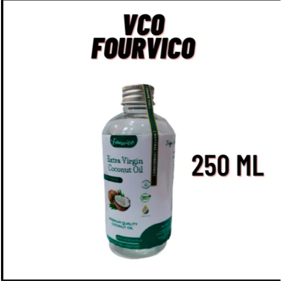 

Vco | Virgin Coconut Oil 250ML fourvico | Minyak Kelapa 100% ORIGINAL