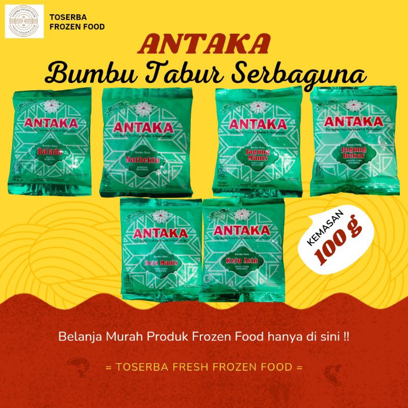 

ANTAKA BUMBU TABUR SERBAGUNA 100 G