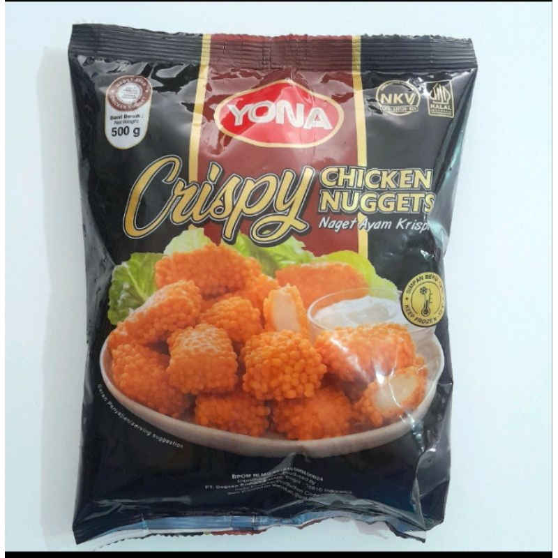 

Yona crispy chicken nugget/nugget ayam crunchy 500hr