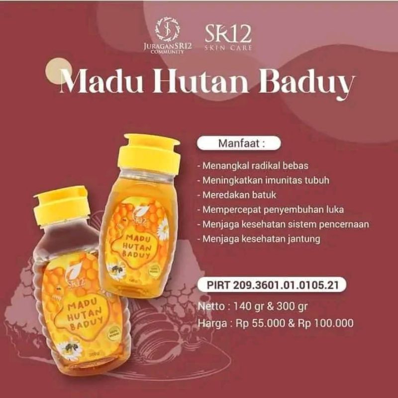 

MADU HUTAN BADUY SR12*Meningkatkan imunitas Dan daya tahan tubuh