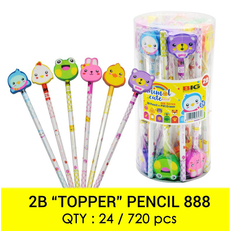 

Pensil 2B Plus Penghapus Lucu satu pcs
