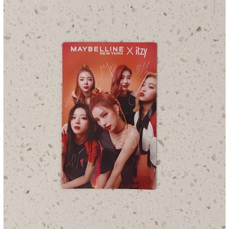 ITZY X MAYBELLINE Photocard