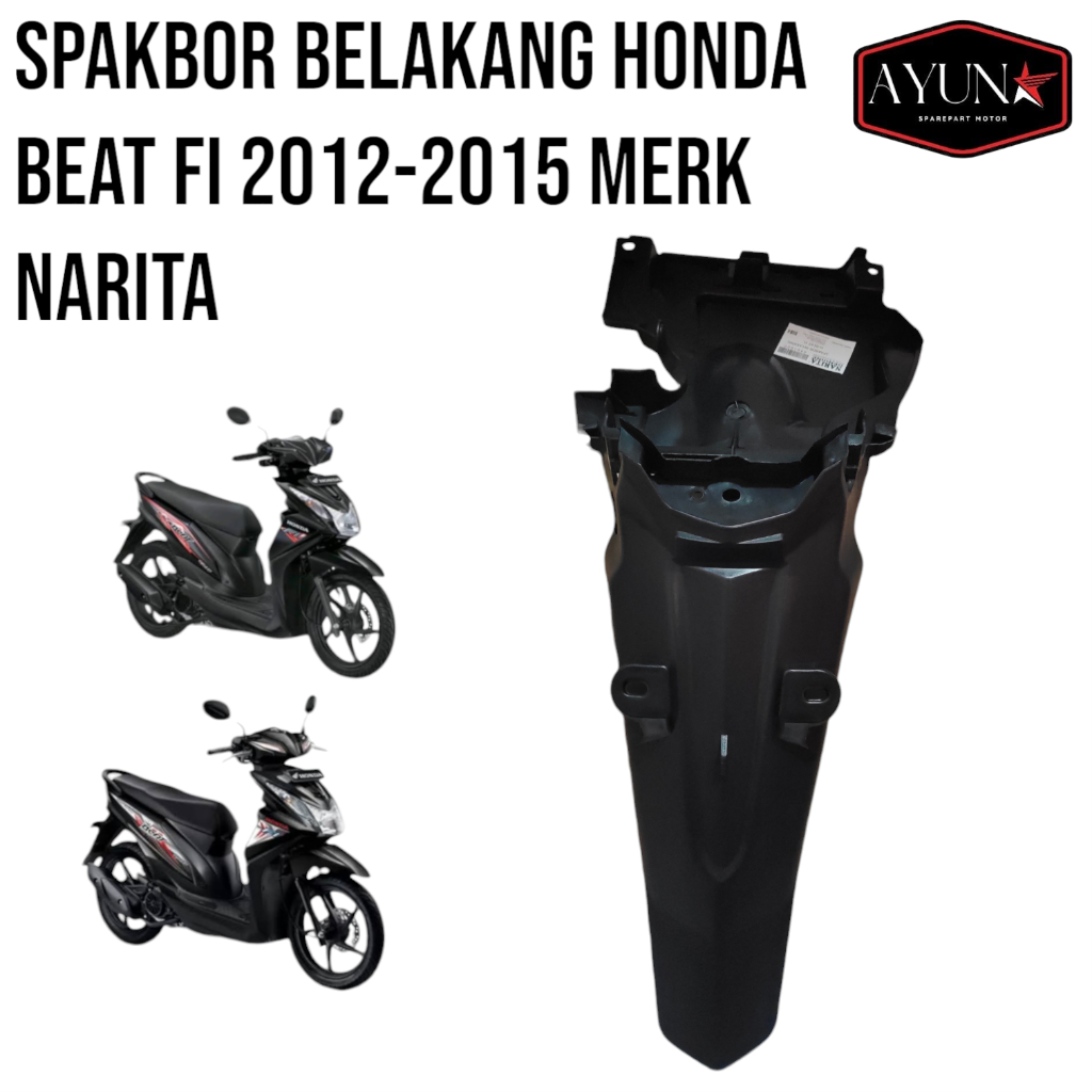 Spakbor belakang honda beat fi sepakbor slebor belakang beat fi merk narita spakbor belakang beat fi