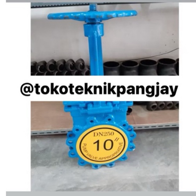 Knife Gate Valve 12 inch WCB Disc SS 304