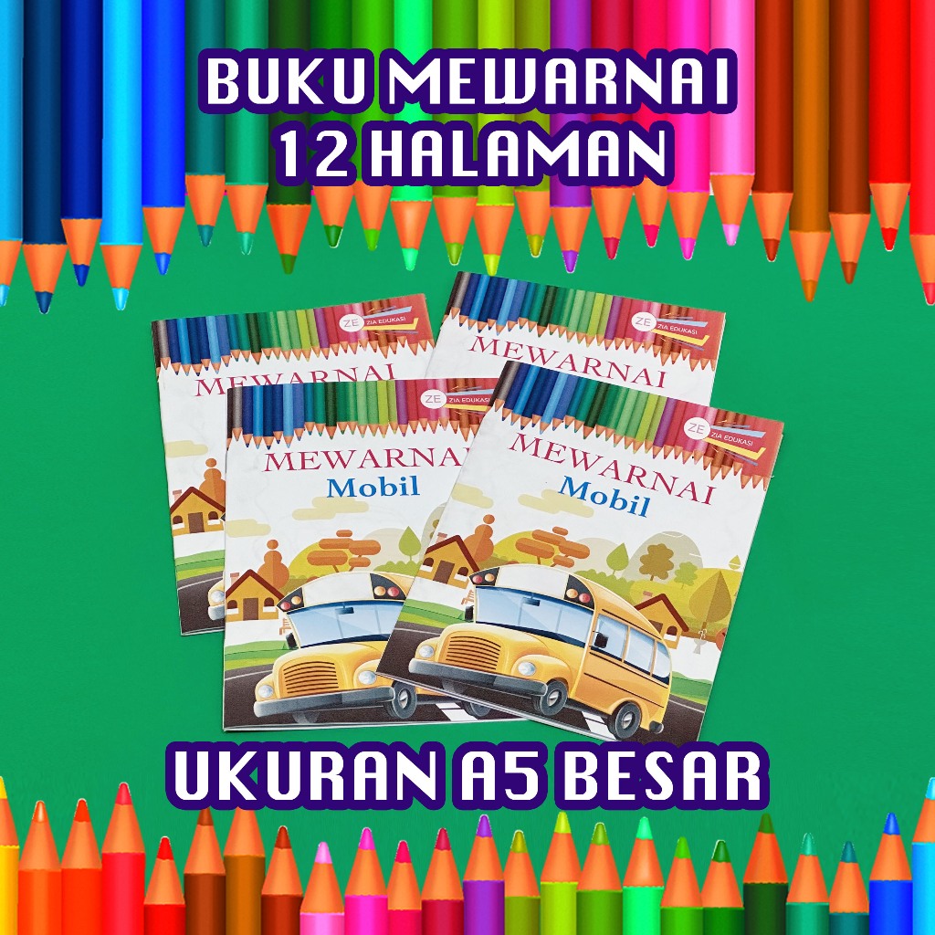 

BUKU MEWARNAI MOBIL- BUKU MEWARNAI ANAK-ANAK