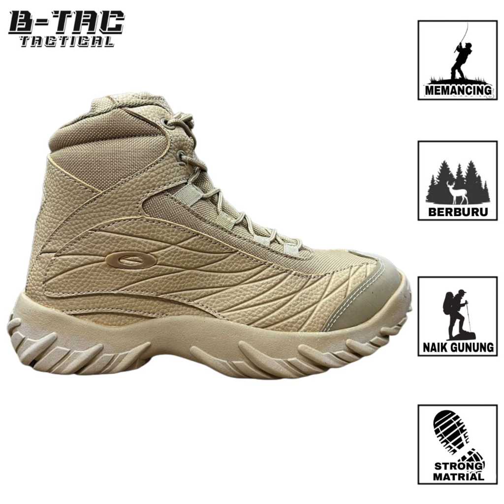 [S.534 CP] Sepatu Boots Pria/ Sepatu Oaklay Pendek 6 Inch Pria/Sepatu Tactical Pria/Sepatu Boots 6 i
