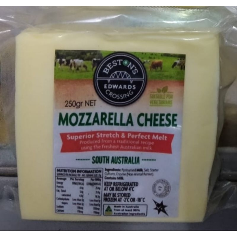 

Beston Mozarella cheese Keju mozarella 250gr