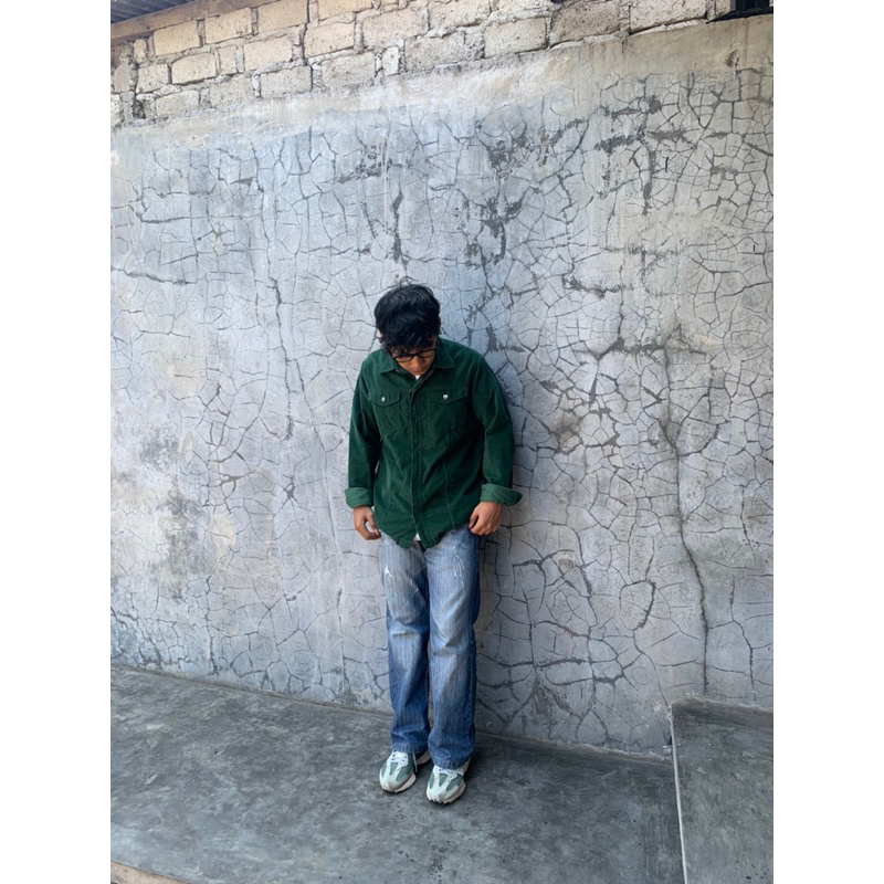 work shirt corduroy uniqlo