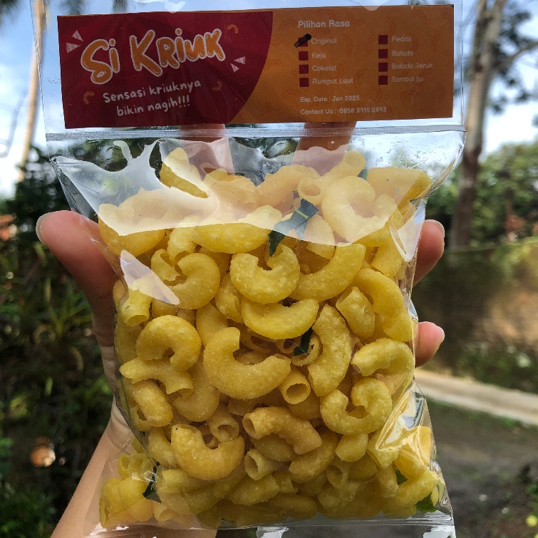 

Si Kriuk Makaroni Original 100gr