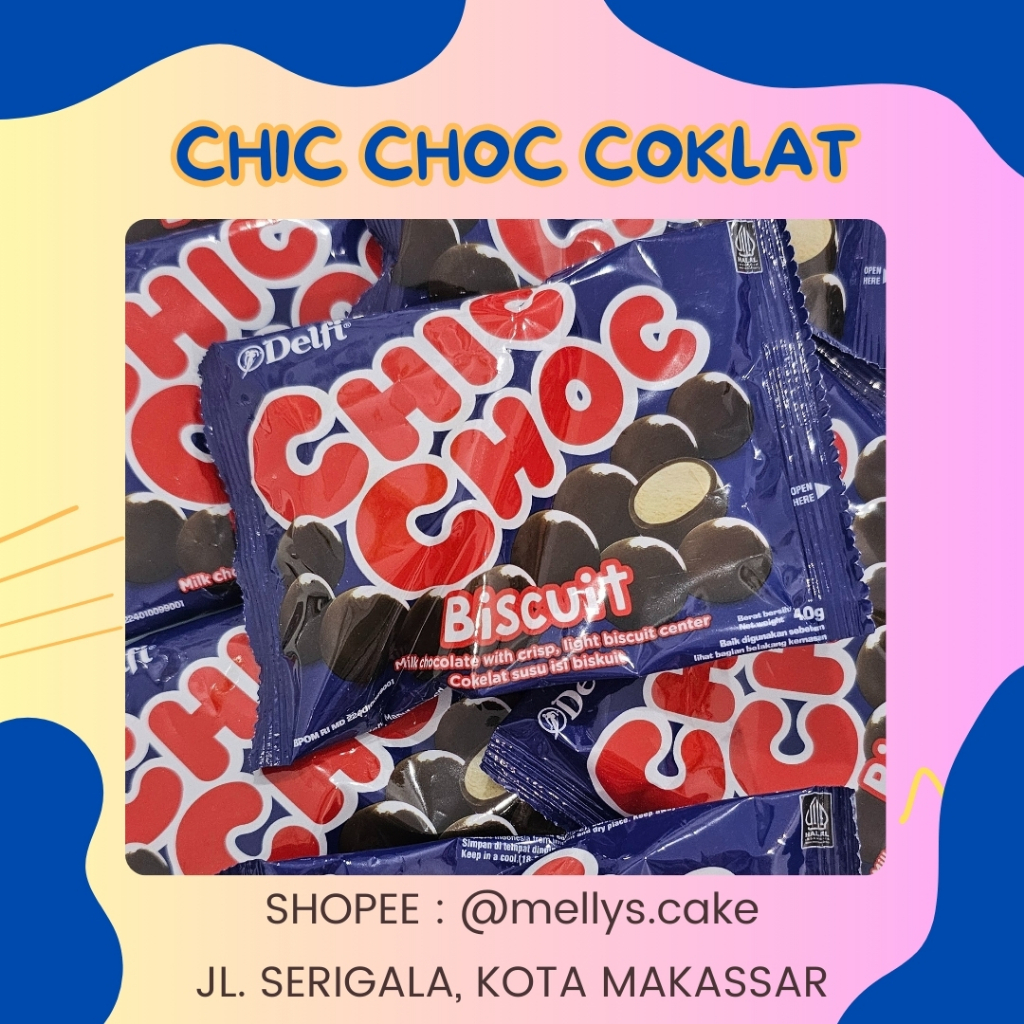 

BISKUIT DELFI CHIC CHOC MILK CHOCOLATE 40GR