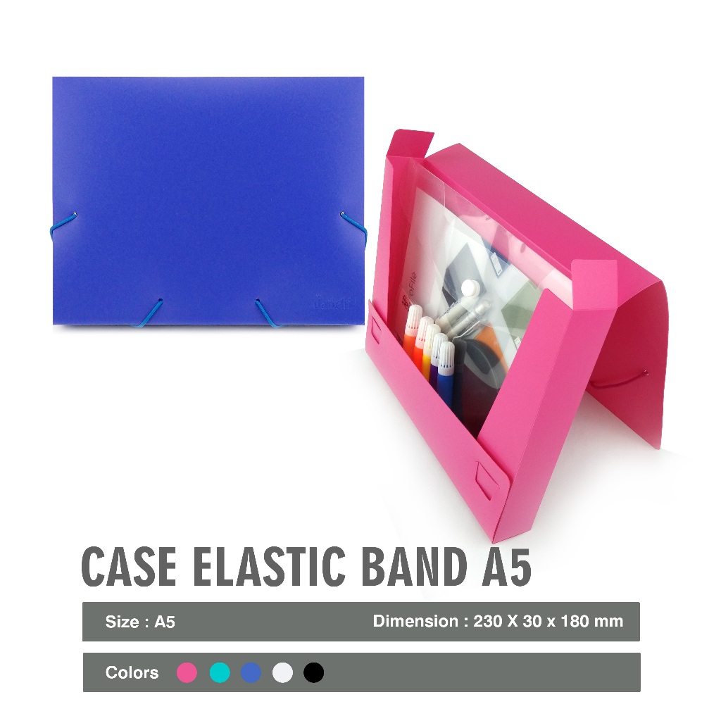 

Daiichi - Case Elastic band Document Box File Daiichi DOS A5