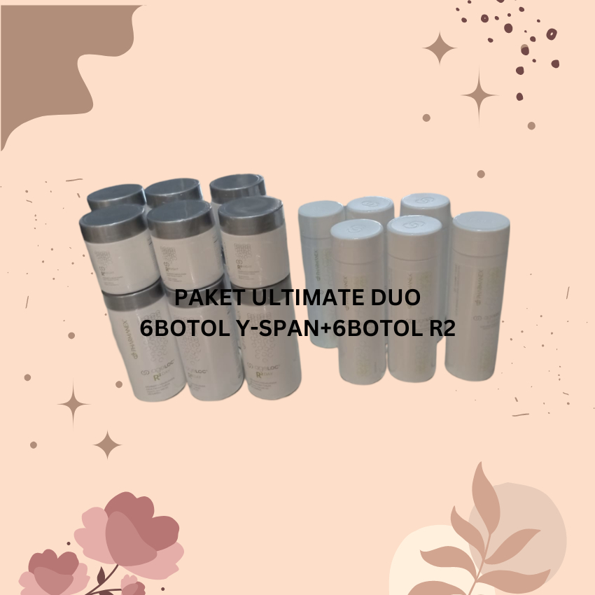 PAKET ULTIMATE DUO R2 **6 PCS EXP03/2025 Y SPAN ANTI AGING 6 PCS EXP06/25 TERABAIK ORIGINAL