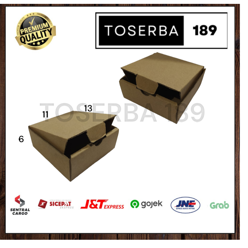 

kardus packing diecut/box pizza uk 11x13x6 cm