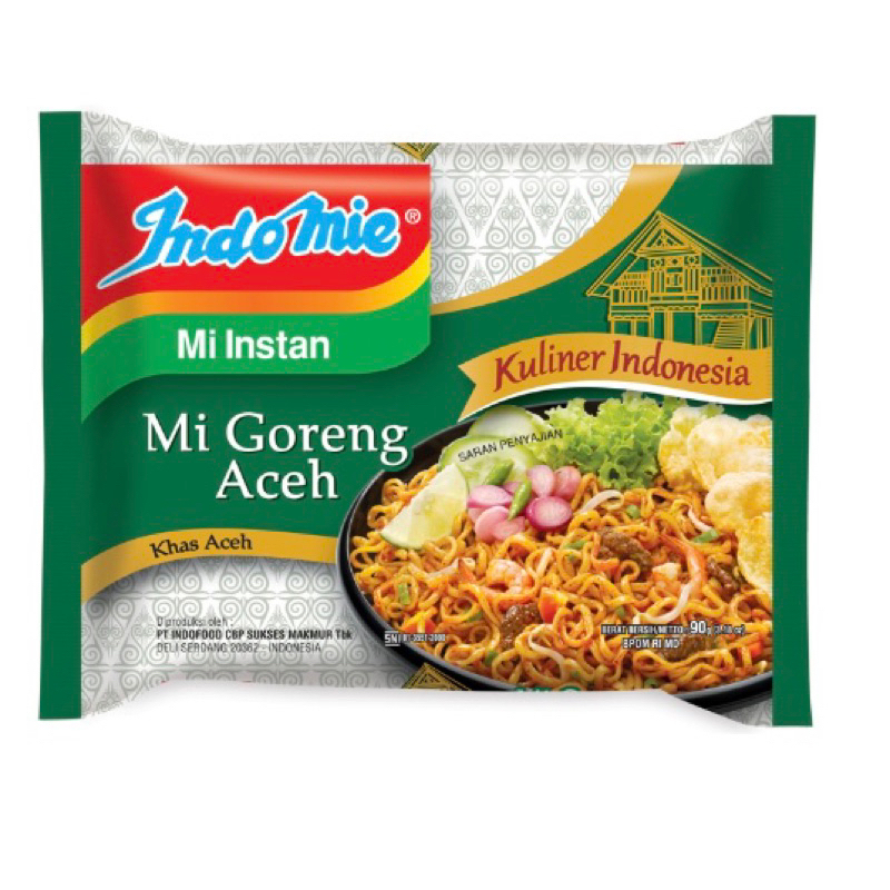 

Mi Instan Indomie Rasa Goreng Aceh 90gr