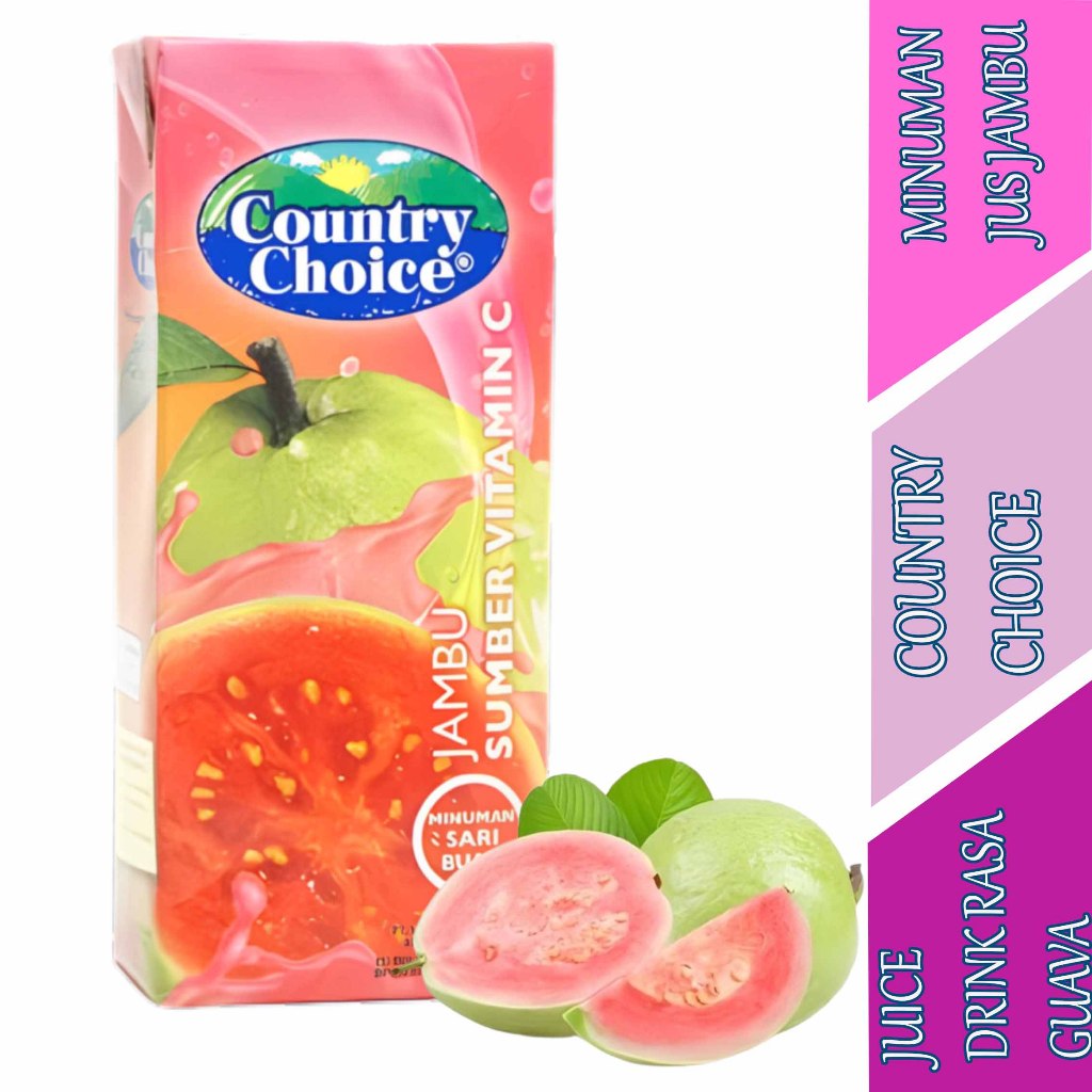 

Minuman Jus Rasa Jambu - Country Choice - Minuman Sari Buah - 250ml