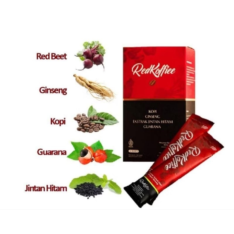 

Kopi Merah Original Red Koffiee Armina Daily 1 box isi 10 sachet