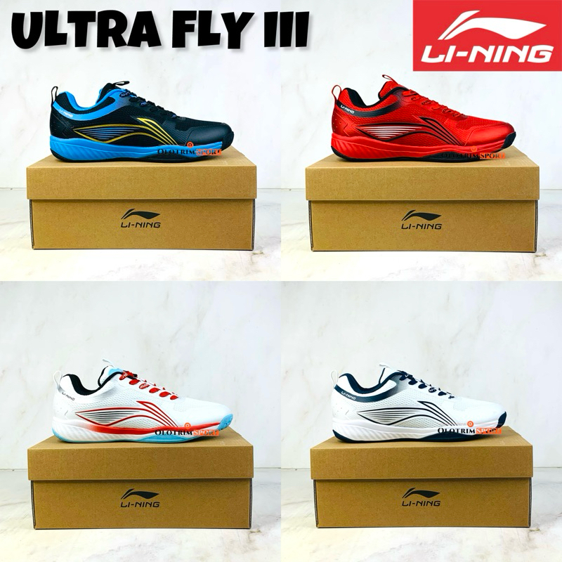 Sepatu Badminton LINING ULTRA FLY 3 iii UltraFly Original
