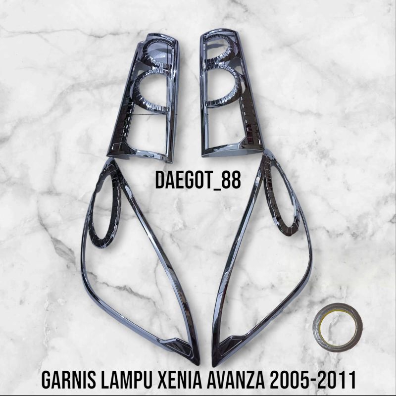 Garnis Lampu Depan Belakang Xenia Avanza 2005-2011