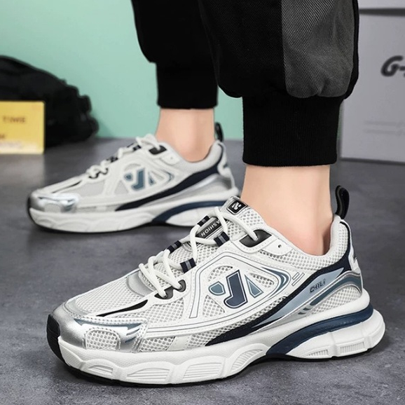 CUCI GUDANG CUCI GUDANG KEEPING SEPATU SNEAKERS PRIA ORIGINAL SEPATU COWOK BIRU SEPATU OLAHRAGA