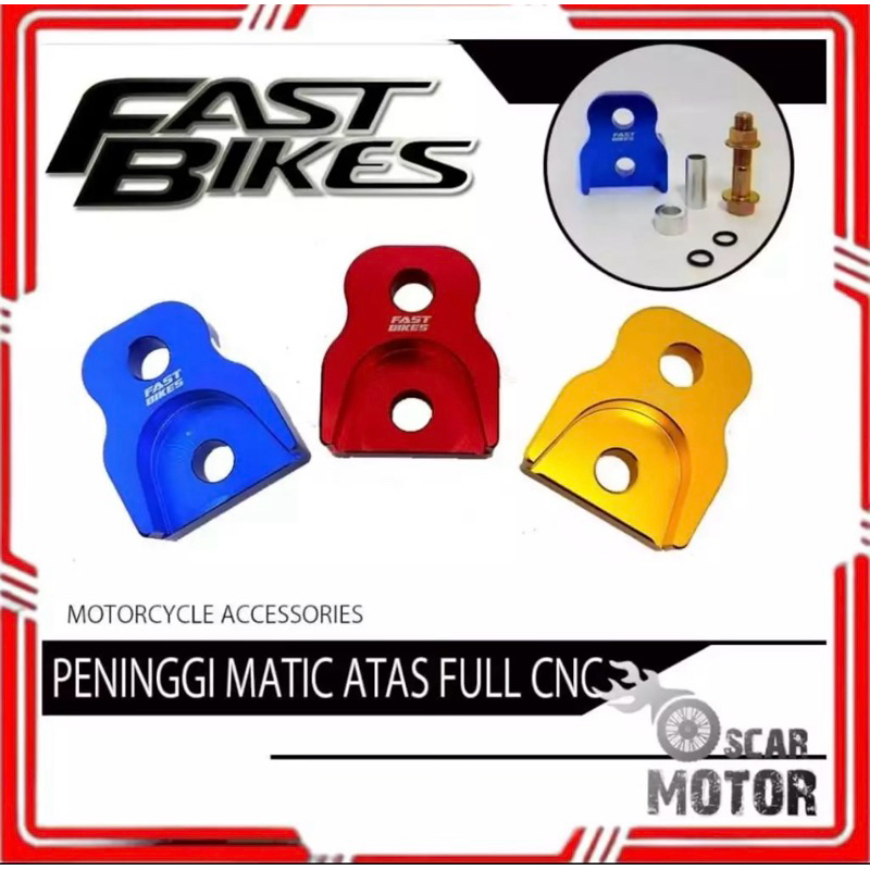 Peninggi Shock Matic Peninggi Shock Belakang Matic Bagian Atas Vario,Beat,Mio,Scoopy,Fino,Mio J