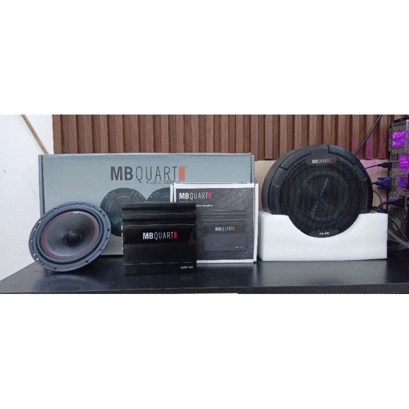 PROMO PEKET AUDIO MB QUART DAPET DSP SPIKER 2WAY DAN SUBWOOFER KOLONG