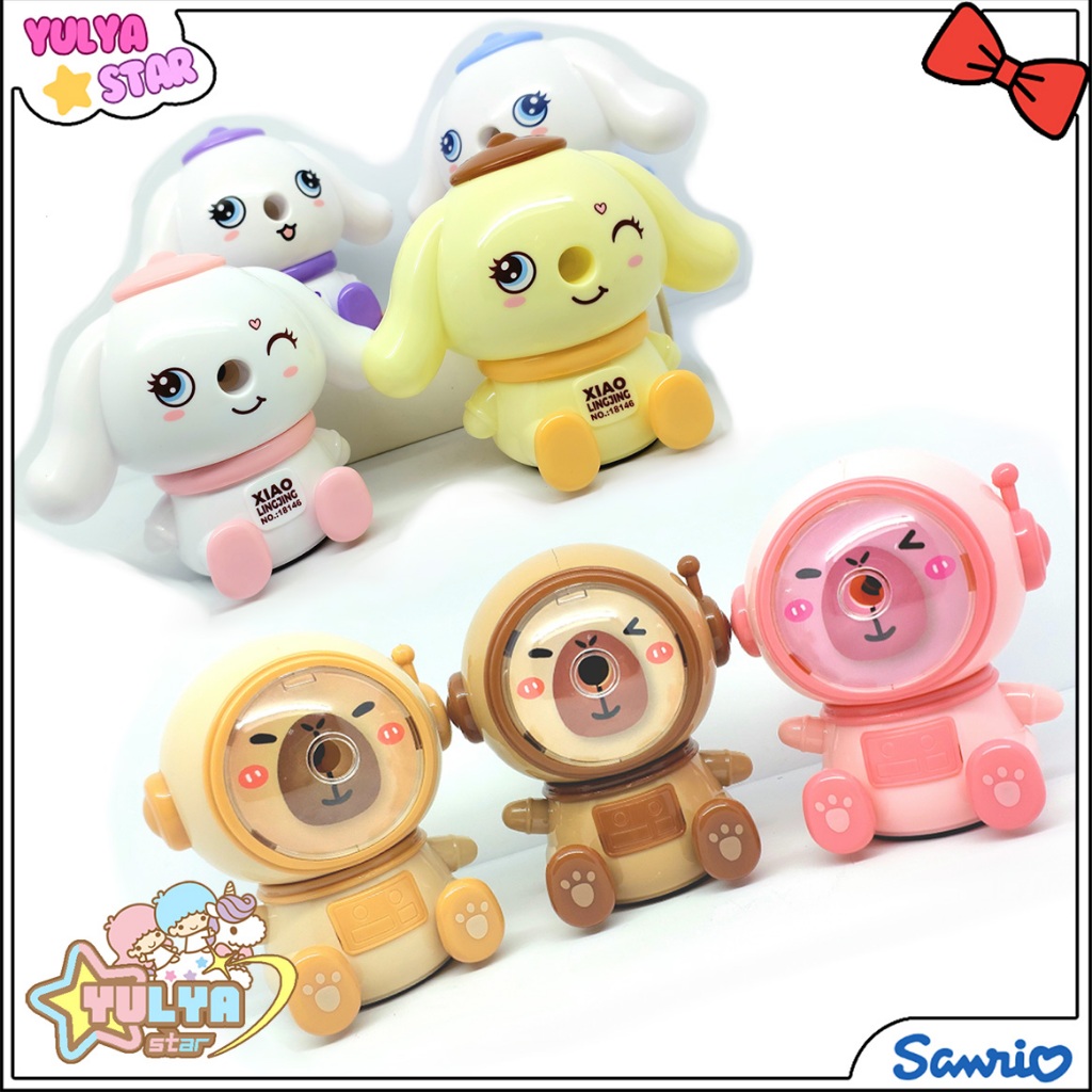 

Rautan Pencil putar Bentuk lucu / Rautan pencil Sanrio, capybara lucu