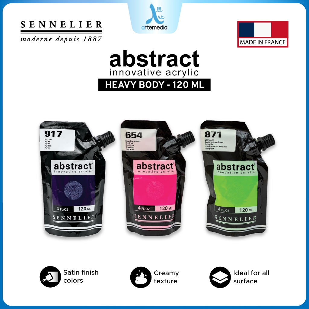

Sennelier Abstract Heavy Body 120ml Acrylic Paint Cat Akrilik - 02