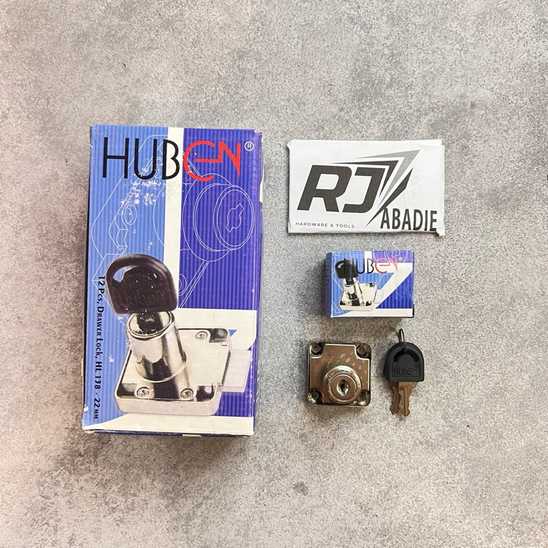 Kunci Laci Loker Lemari Huben HL-138 22mm