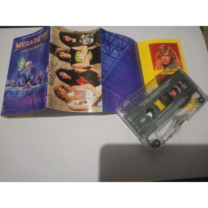 kaset Megadeth - rust in peace (Capitol records)