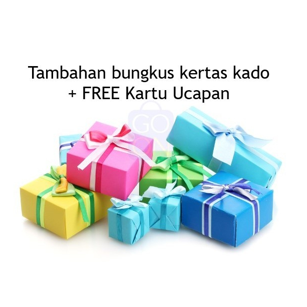 

Tambahan bungkus kado & FREE Kartu Ucapan