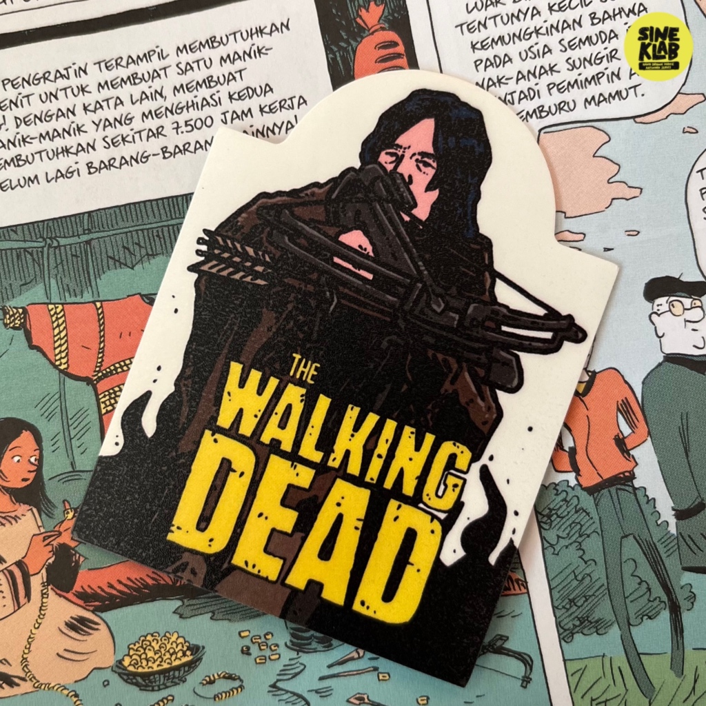 

sineklab - Sticker THE WALKING DEAD - Edisi Sticker Film / Movie / Cinema / Series / Sticker Laptop