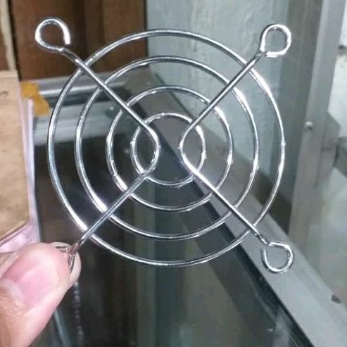 Grill Fan Besi DC 6×6 / Penutup Kipas Angin Pelindung Kipas Angin