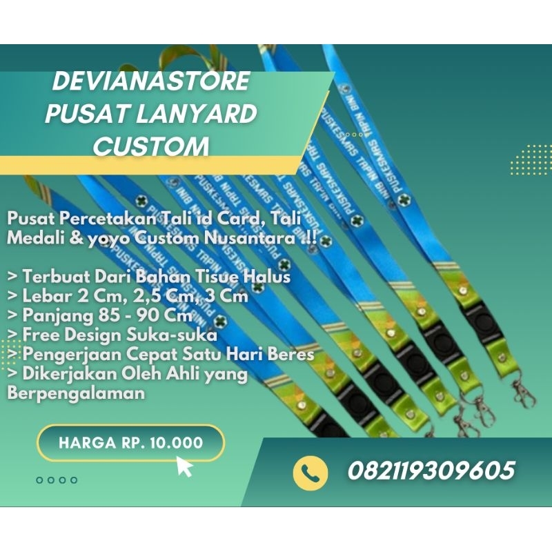 

Pusat Percetakan Tali id Card Custom