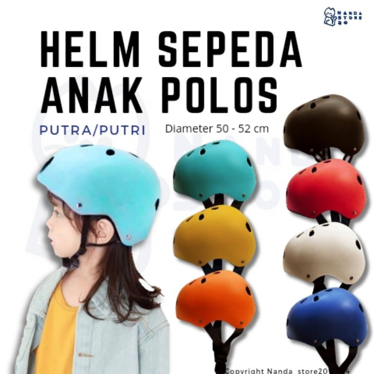 Terbagus Helm Anak Multifungsi PutraPutri Skateboarding Climbing Rafting Outdoor Sepeda Listrik Mura