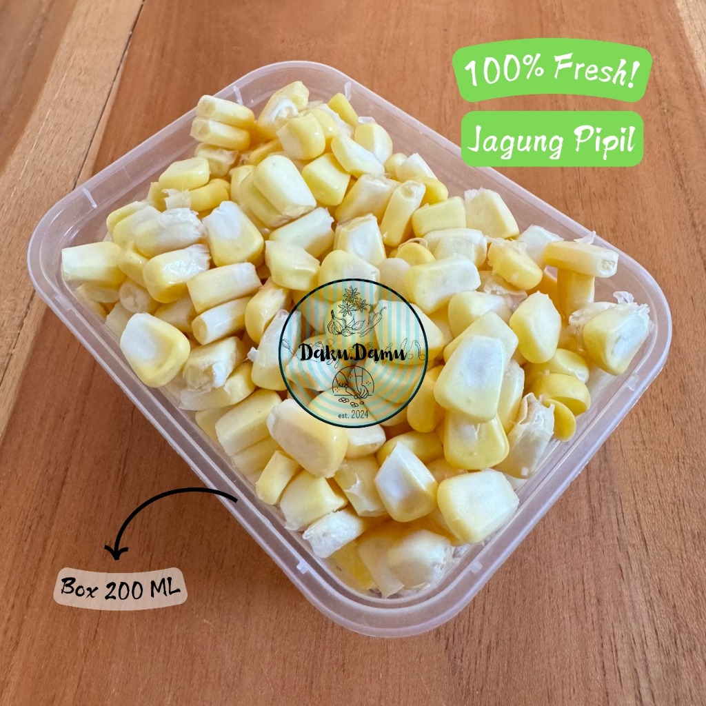 

KIRIM INSTANT/SAMEDAY Food Prep Jagung Pipil Box 200 ML - Cocok Untuk MPASI