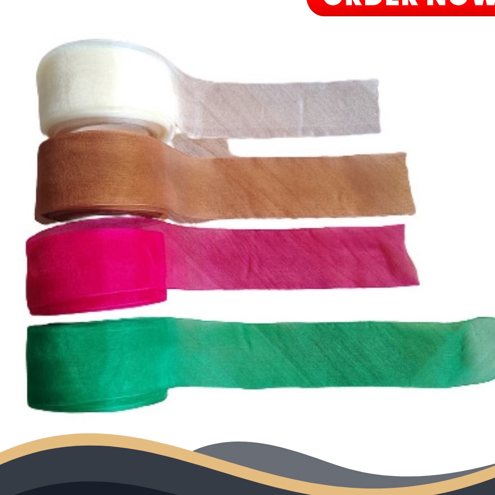 

HOT PRODUCT Pita ORGANDI Polos 15inc 36cm 2yard