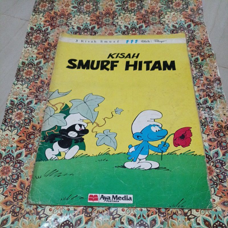 Komik lawas 3 kisah smurf - Kisah Smurf Hitam