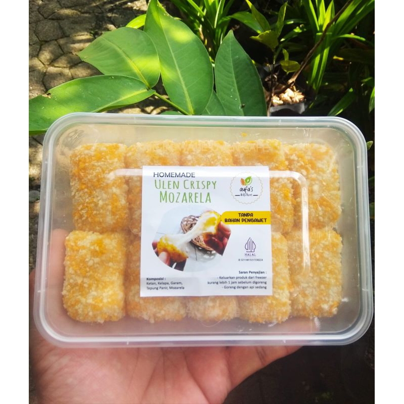 

AUFA'S Ulen Crispy Mozzarella Ayam Pedas Ulen Daun Oncom Frozen