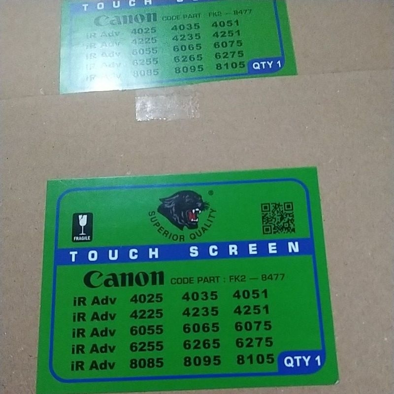 Touch Screen mesin fotocopy canon IRA-4051 & IRA-6075
