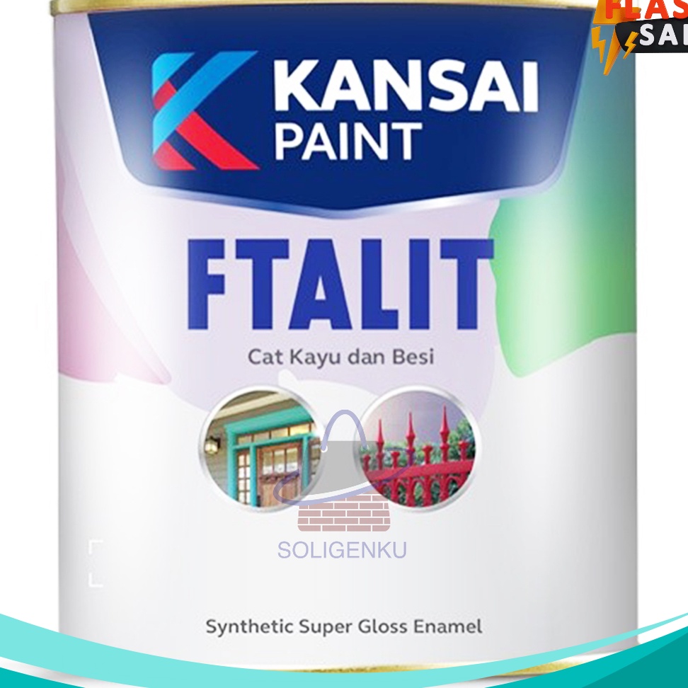 

ORIGINAL Cat Minyak Ftalit Kansai 1kg Ftalit Cat Kayu Besi