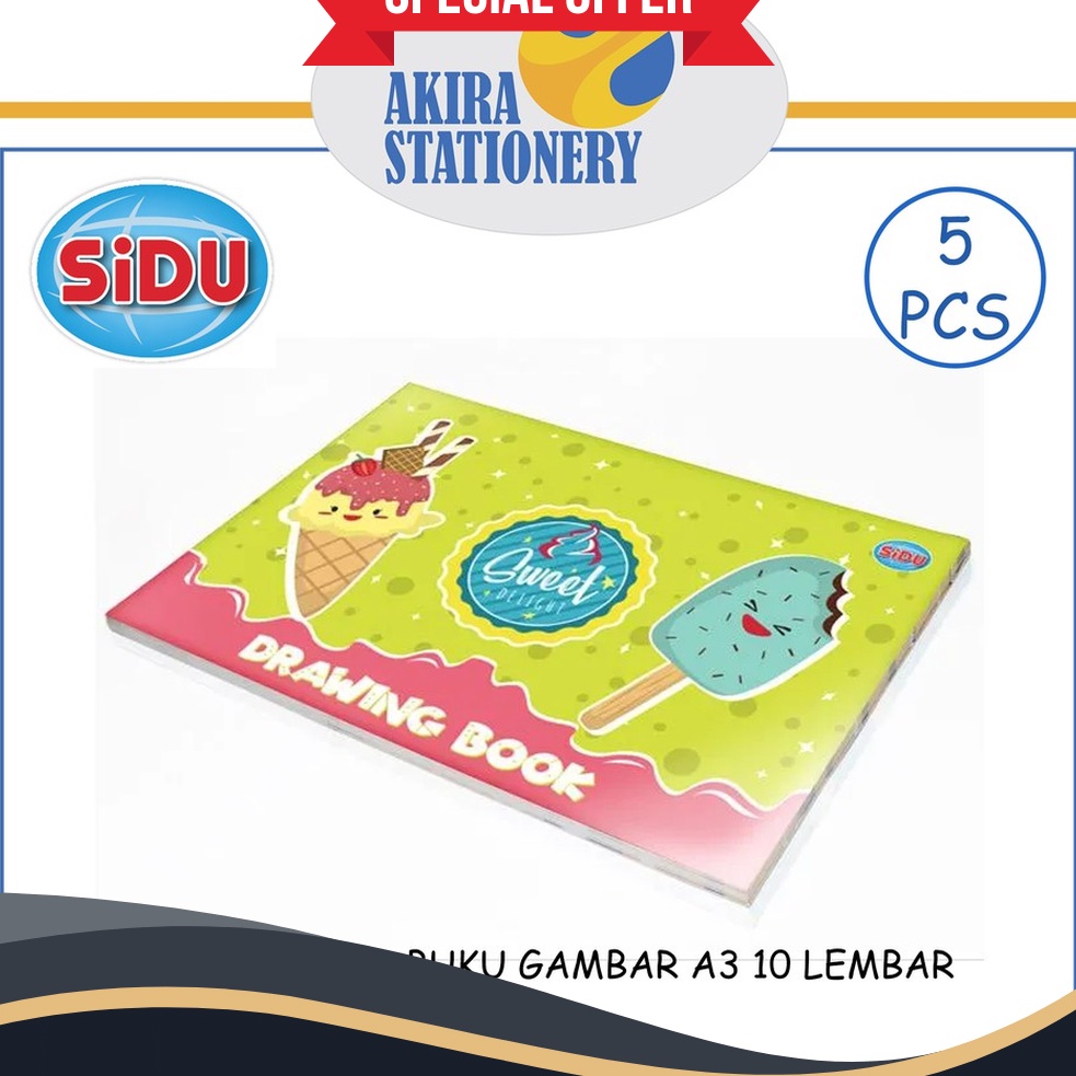 

PROMO BRAND BUKU GAMBAR SIDU SINAR DUNIA A3 5 PCS