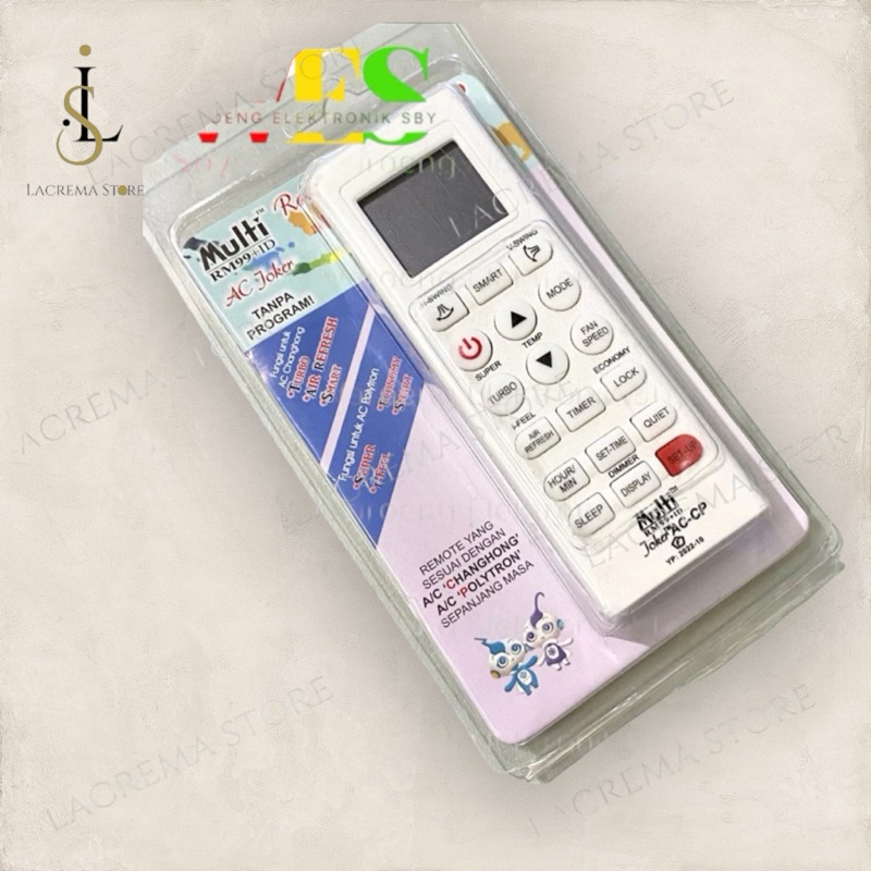 REMOT REMOTE AC CHANGHONG + POLYTRON JOKER