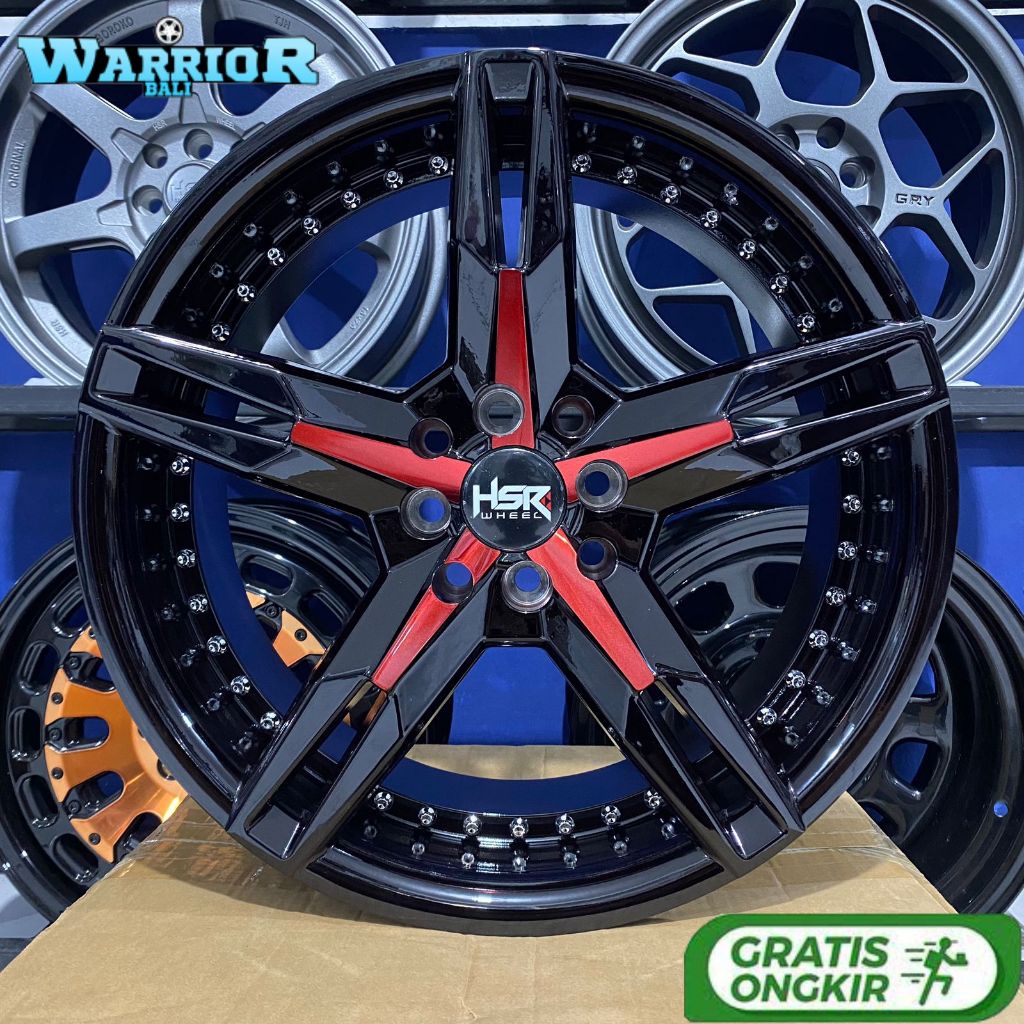 Velg Racing Mobil Yaris Raize Alvez Ring 17 HSR KEUNIKAI R17