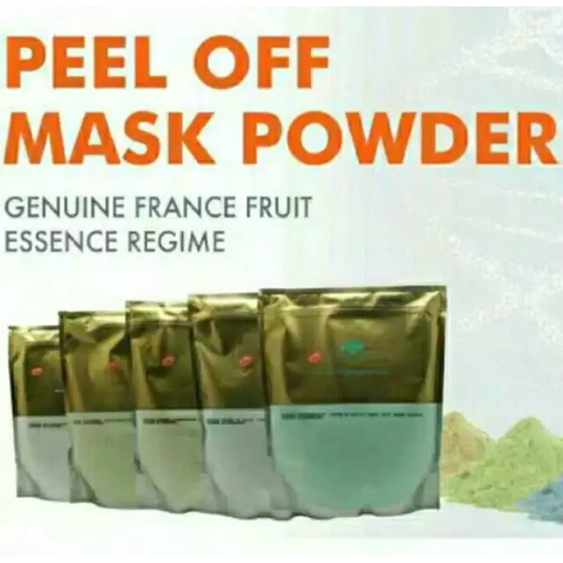READY STOK FDF peel off mask masker 1 kg pearl milk , papaya , tea tree , rose , aloe vera,